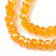 Chapelets de perles en verre électroplaqué EGLA-A034-T1mm-A24-3
