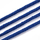 コットン糸  マクラメコード  装飾的な糸のスレッド  DIYの工芸品について  ギフトラッピングとジュエリー作り  藤紫色  3mm  約109.36ヤード（100m）/ロール。 OCOR-T001-02-34-4