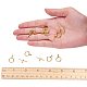 Nbeads 20sets tibetischen Stil goldene runde Knebelverschlüsse & tbar Verschlüsse für Halskette Armband Schmuckherstellung TIBE-NB0001-09G-3