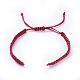 Création de bracelets de corde en nylon tressée X-AJEW-M001-M-2