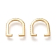 Boucles d'oreilles en laiton EJEW-F255-06G-1