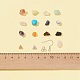 Kit de fabricación de aretes de chips de piedras preciosas de diy DIY-FS0003-19-6