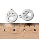 304 Stainless Steel Charms STAS-Q303-07P-3