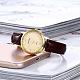 カップルの腕時計  高品質の女性の合金防水腕時計  ココナッツブラウン  ゴールドカラー  220x10~19mm WACH-BB18552-03-6