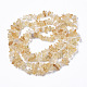 Chapelets de perles de citrine naturelle G-R465-13-2