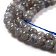 Chapelets de perles en labradorite naturelle  G-I256-09-3