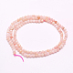Chapelets de perles en opale rose naturelle G-F509-05-2mm-2