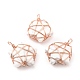 Natural & Synthetic Pendants G-D458-07RG-RS-2