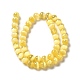 Brins de perles de sélénite naturelles G-P493-01F-3