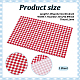 Karierter Baumwollstoff&nbsp;DIY-WH0816-563A-2
