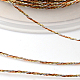 丸いメタリック糸  刺しゅう糸  6プライ  カラフル  0.6mm  約87.48ヤード（80m）/ロール MCOR-L001-0.6mm-11-2
