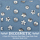 Dicosmétique 400 pièce 4 styles de perles en forme de coupe de fleur STAS-DC0010-99-4