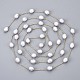 Chaînes de perles d'imitation en plastique ABS faites à la main CHC-T012-29LG-2