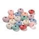 Spray Painted Natural Maple Wood Beads WOOD-M007-02B-1
