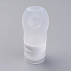 創造的なポータブルシリコンポイントボトリング  シャワーシャンプー化粧品エマルジョン貯蔵ボトル  透明  93x42mm  容量：約37ml（1.25液量オンス） X-MRMJ-WH0006-F04-37ml-1