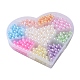 9 estilo de cuentas de perlas de imitación de plástico abs pintadas con aerosol OACR-YW0001-42-1