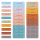 NBEADS 80Pcs 10 Colors PU Leather Label Tags DIY-NB0005-60-1