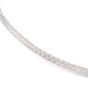 304 Halskette aus strukturiertem Edelstahldraht herstellen STAS-B036-03P-3