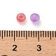 Perles de rocaille rondes en verre style œil de chat GLAA-G110-01B-3
