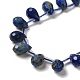 Chapelets de perles en lapis-lazuli naturel G-H297-B02-01-3