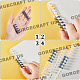 Gorgecraft 18 pz 3 colori pettini per rilegatura in plastica FIND-GF0005-17A-6
