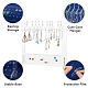 SUPERFINDINGS 1 Set Transparent Acrylic Earring Hanging Display Stands EDIS-FH0001-09-4