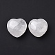 Piedra de amor de corazón de cristal de cuarzo natural G-I285-06K-3