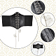 Wadorn 1pc cinture corsetto elastiche larghe in pelle pu AJEW-WR0002-01A-3