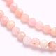 Natural Pink Opal Beads Strands G-F509-05-4mm-3