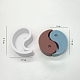 Stampi in silicone alimentare magatama metà ying e yang DIY-D043-02-2