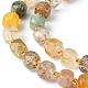 Chapelets de perles en quartz de rutile naturel G-Q010-A15-01-4