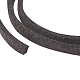 Плоский шнур из искусственной замши кокосового цвета X-LW-R003-07-3