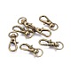 Alloy Swivel Lobster Claw Clasps IFIN-E548Y-AB-2