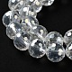 Chapelets de perles en verre électroplaqué EGLA-R040-10mm-15-4