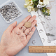 SUNNYCLUE 1 Box 100Pcs Leverback Earwires 304 Stainless Steel Earring Hooks Bulk Leverback Earring Hooks Leverback Earrings for Jewellery Making Charms Earring Hooks Closed Crochet Stitch Markers STAS-SC0003-78-3