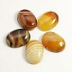 Natural Striped Agate/Banded Agate Cabochons X-G-G334-18x25mm-06-1