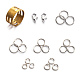 1620pcs 6 tamaños de anillos de salto de hierro DIY-YW0001-93P-4