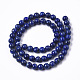 Natürlicher Lapislazuli Perlenstränge&nbsp;G-R465-22B-2