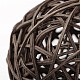 Teñido de filamento de bambú gradas pendiente redonda X-EDIS-N004-02-2