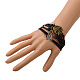 Valentines grands cadeaux de jour pour les bracelets à débordement hommes multi-brin imitation cuir X-BJEW-PJB802-4