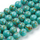 Chapelets de perles en turquoise synthétique X-TURQ-H038-10mm-XXS10-1