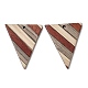 Pendentifs en bois de wengé WOOD-F013-01-2