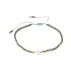 Bracelets réglables de perles tressées avec cordon en nylon X-BJEW-P256-B26-3
