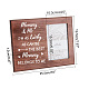 MDF Wood Photo Frames DIY-WH0231-077-2