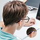 Delorigin 24 paires 12 couleurs silicone lunettes oreille poignées manchon support AJEW-DR0001-19-4
