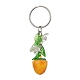 Porte-clés pendentif en acrylique fruits et feuilles KEYC-JKC00680-3