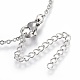 304 Stainless Steel Pendant Necklaces NJEW-O108-19P-3
