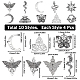 Sunnyclue 40 pièces 10 pendentifs en alliage de style tibétain TIBE-SC0007-14-2