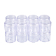 Benecreat 16 paquet 35 ml bocal de stockage de perles en plastique transparent vide avec couvercles à visser arrondis pour perles CON-BC0004-22B-43x40-1