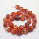 Natural Fire Crackle Agate Beads Strands G-G254-11x15mm-01-2